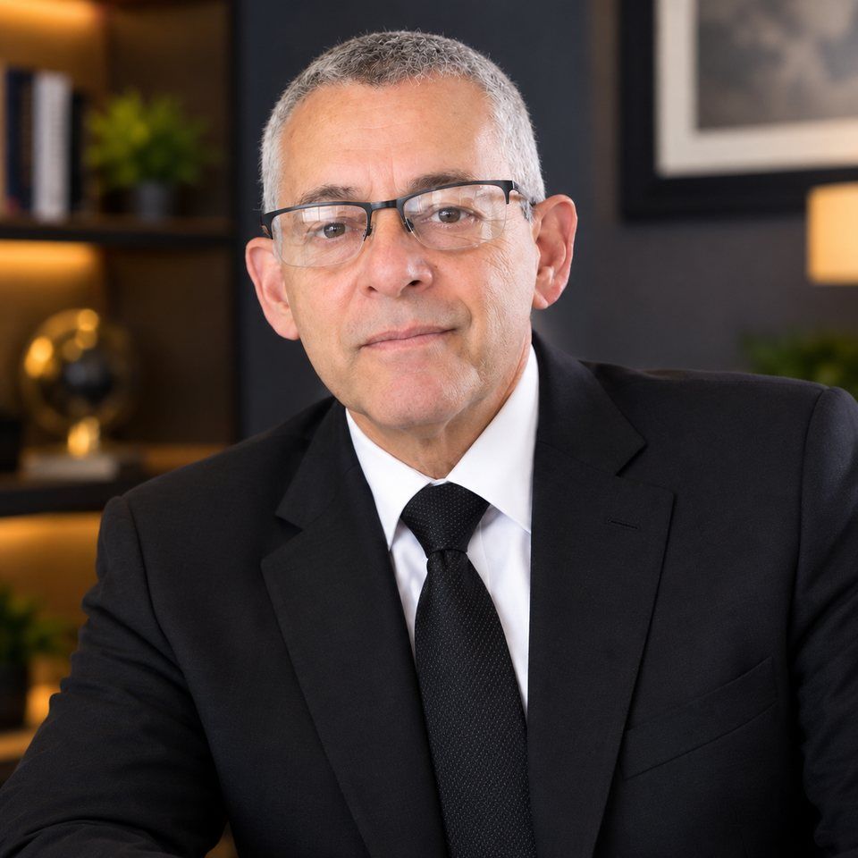 David Albert, business consultant, in his office